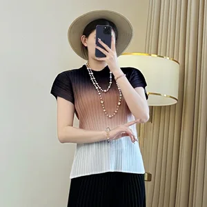 Women's New High-Sense Summer Joker T-Shirt Generation Hair's Casual Short-Sleeve Thin Loose Temperament Slim Design Top for