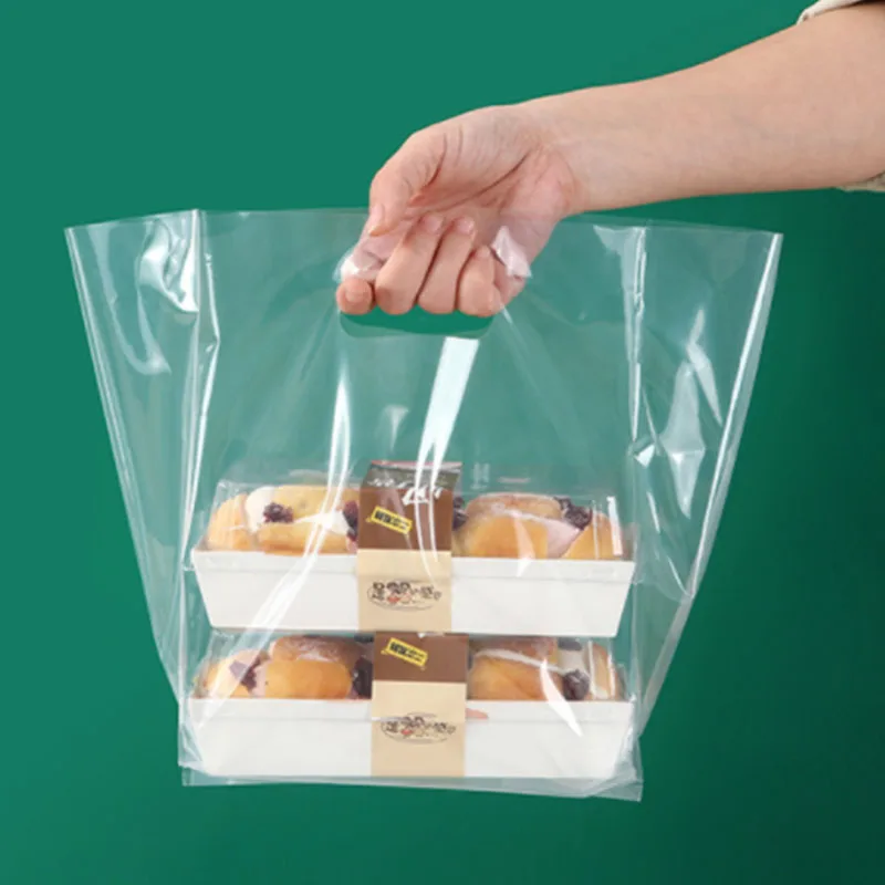 Bolsas de compras de plástico para alimentos impresas