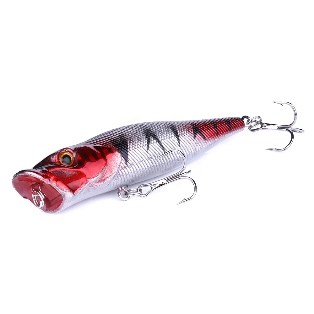Leurre Popper 12g – Leurre De Surface 9 Cm – Pour Carnassiers (Loups, Prédateurs) – Pêche Sportive – 8 Couleurs Disponibles