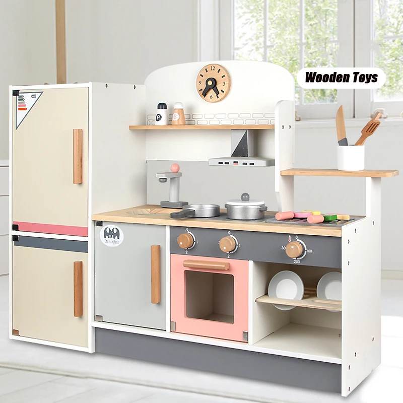 OEM&ODM Kids Wooden Kitchen Toys Play Set Educational Wooden Pretend Play  Toy Pink Cooking Washing Toys Exquisite Wooden Kitchen Toy - China Wooden  Kitchen Toy and Kids Wooden Toys price