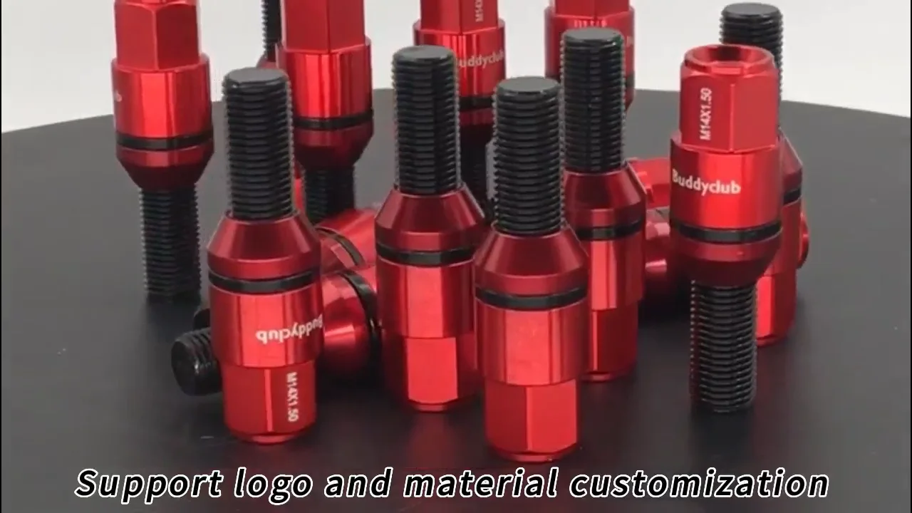 Wheels Special Modified 7075 M14*1.5 Aluminum Lug Nut For Tesla