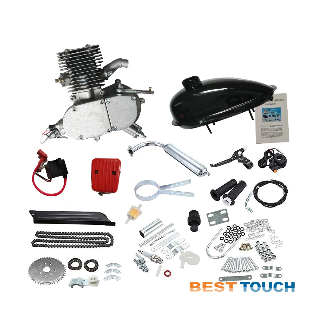 Moped Stroke 48cc 49cc 50cc 60cc 66cc 100cc Gas Petrol Bike Motor Bicycle  Engine Kit 80cc