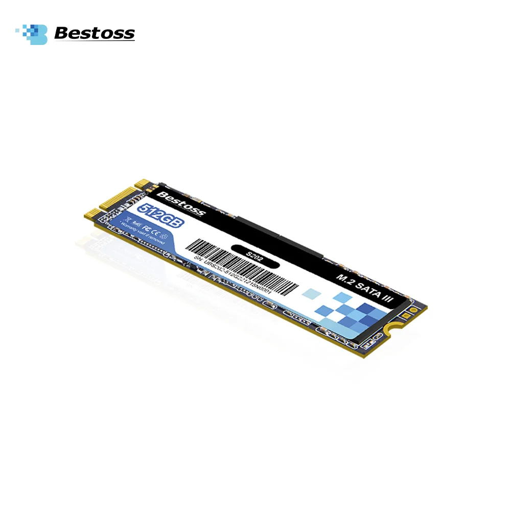 Bestoss M2 Ngff 1TB SSD ハードドライブ SATA 3.0 ポート付き