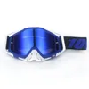 Cache-nez bleu-blanc multicolore
