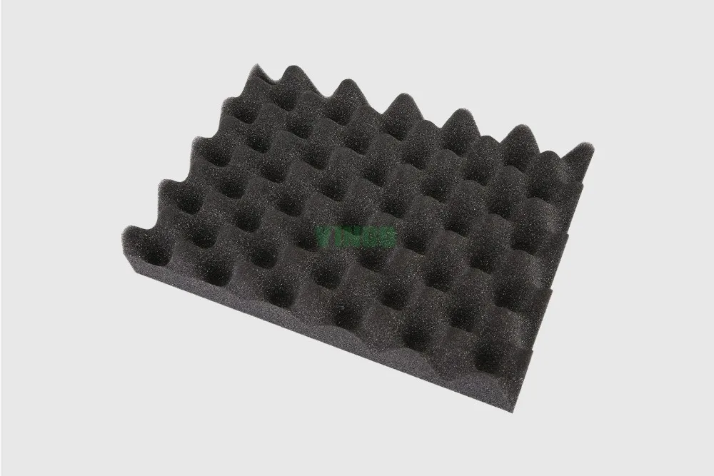 Sound Absorbing Foam Air Condition Muffler Cotton Egg Shape Acoustic