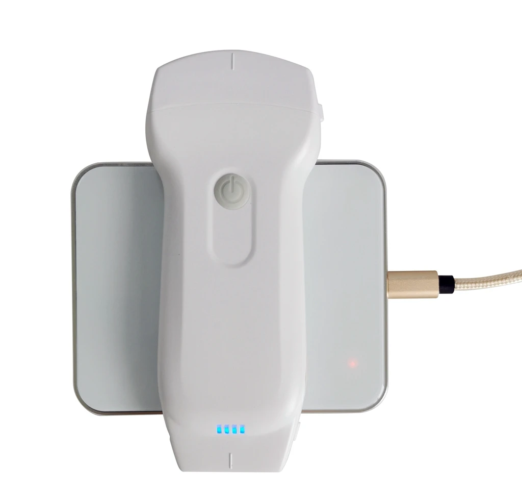 Handheld 128 Elements Wifi Ultrasound Usg / Wireless Ultrasound Probe for IOS Android Mobile Device