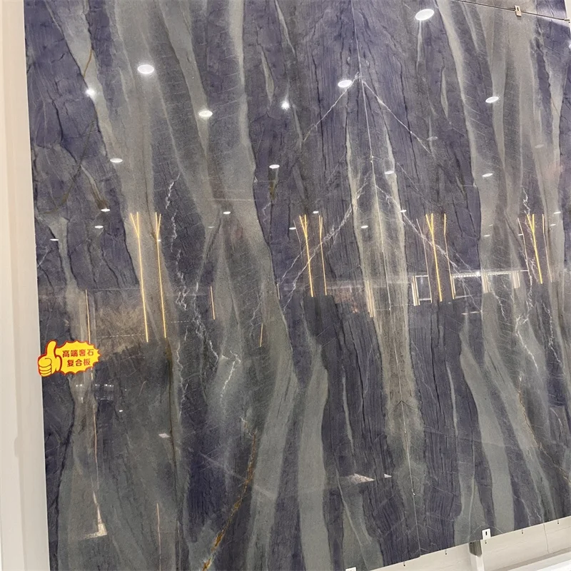 Top Quality Elegant Royal Blue Quartzite Slabs For Home Wall And Countertop Design