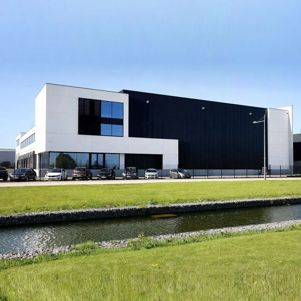 Two Storey Steel Building Prefabricated Steel Structure Warehouse Building Metal Building Structure