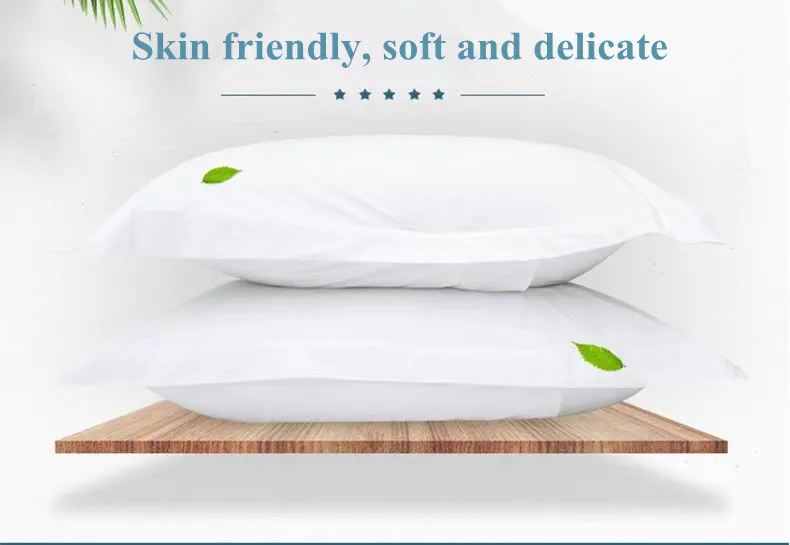 Oem Wholesale 100 Cotton 100 Polyester Fabric Custom Hotel Bed Linen