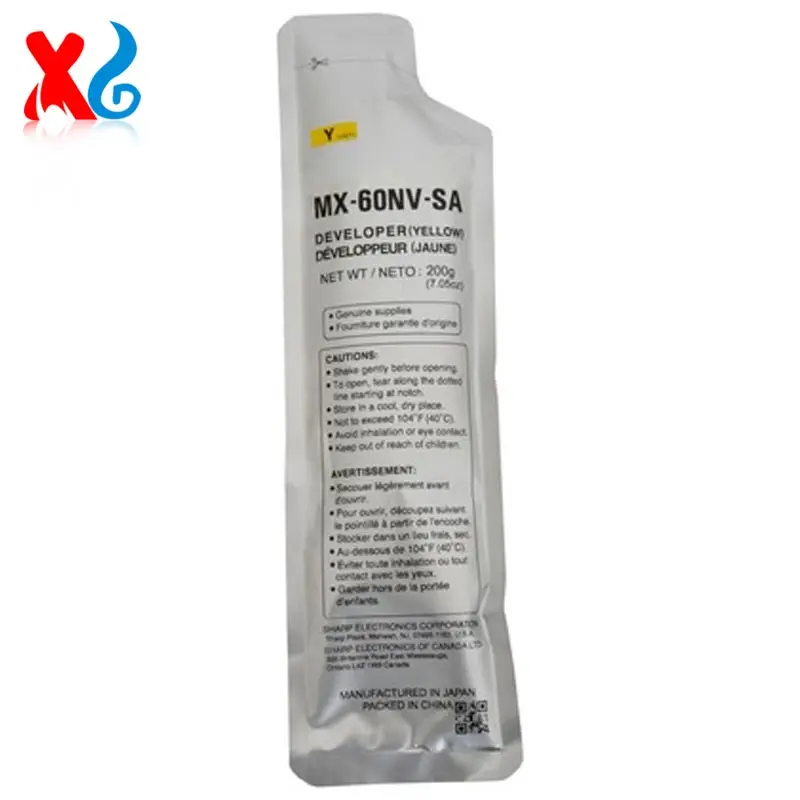 MX-60NVSA & MX-61NVSA Color Developer Powder Set for Sharp MX-3050