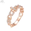 18K Solid Rose Gold
