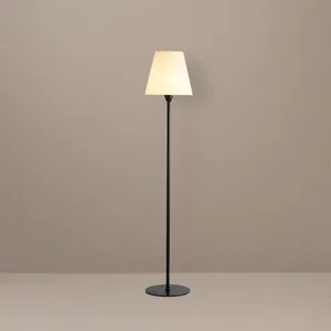 Modern Minimalist Industrial Floor Lamp with Fabric Shade Living Room Decorative Corner Standing Lamp Iron Body