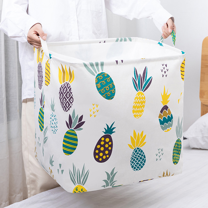 
 Organizer jute dirty folding collapsible custom hotel laundry Storage Basket Bag with drawstring  