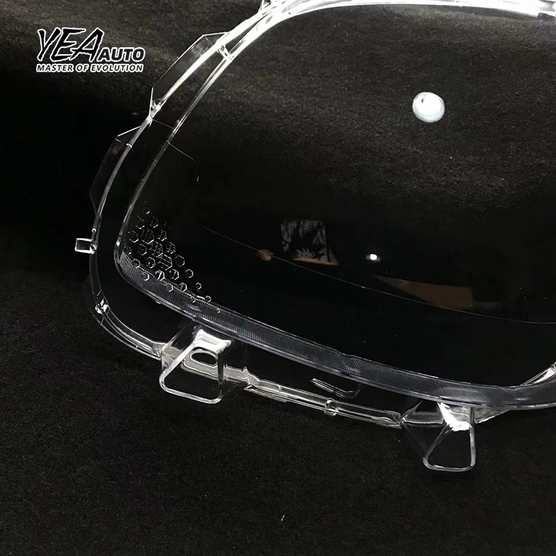 product car headlight glass pc lampshade cover lens for mercedes benz smart fortwo forfour headlamp glass shade lens cover 2016 2019-32