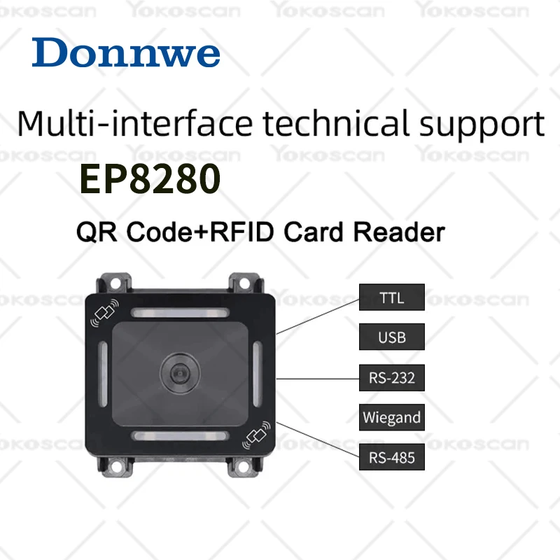 NFC Self-service Kiosk Scan Embedded New Extremely Fast Barcode Scanner Module Embedded 1D 2D QR Auto-scan Barcord Reader EP8280