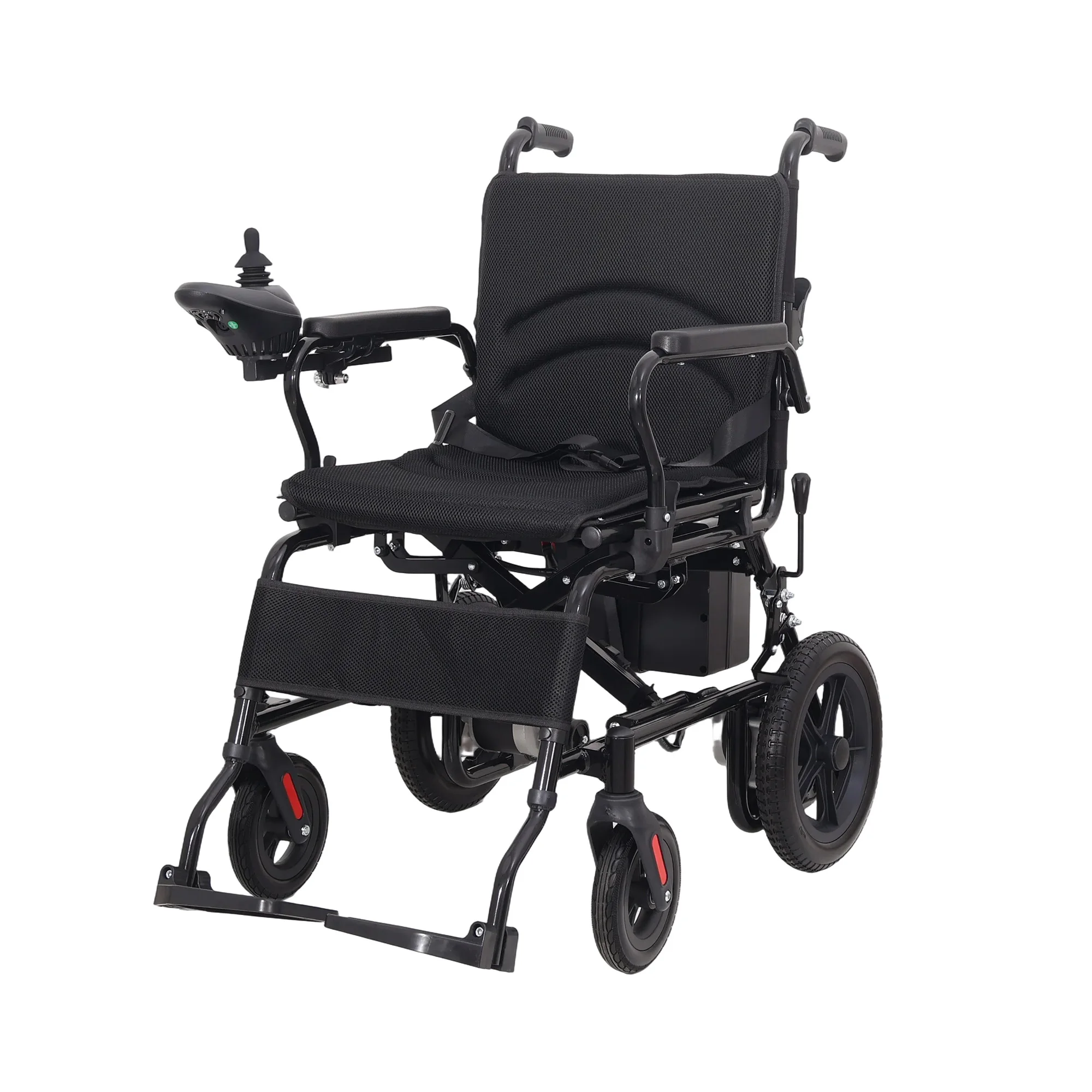 JJW-500311 Carbon Steel Folding Electric Wheelchair