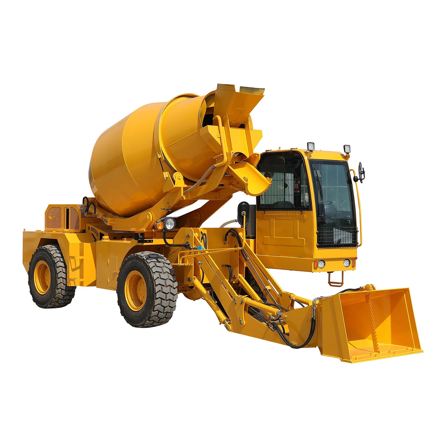 Hongyuan HY350 Mini Self Loading Loader Sale Small New Concrete Mixer for Sale