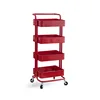 Quatre couches de rouge