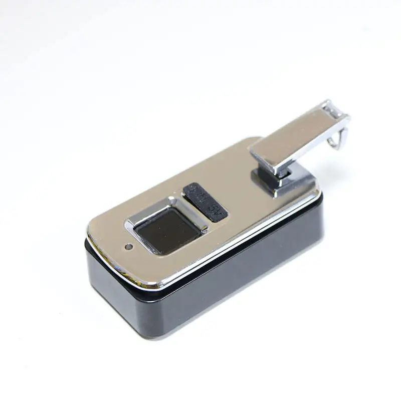 Small Electronic Intelligent Wallet Handbag Clutch Smart Zipper Anti Theft Metal  Biometric Fingerprint Briefcase Lock