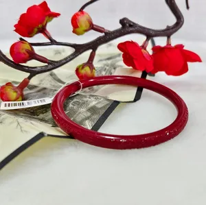 Natural Cinnabar Beauty Bracelet Engraved with Prajnaparamita Heart Sutra, Elegant and Fashionable Bracelet