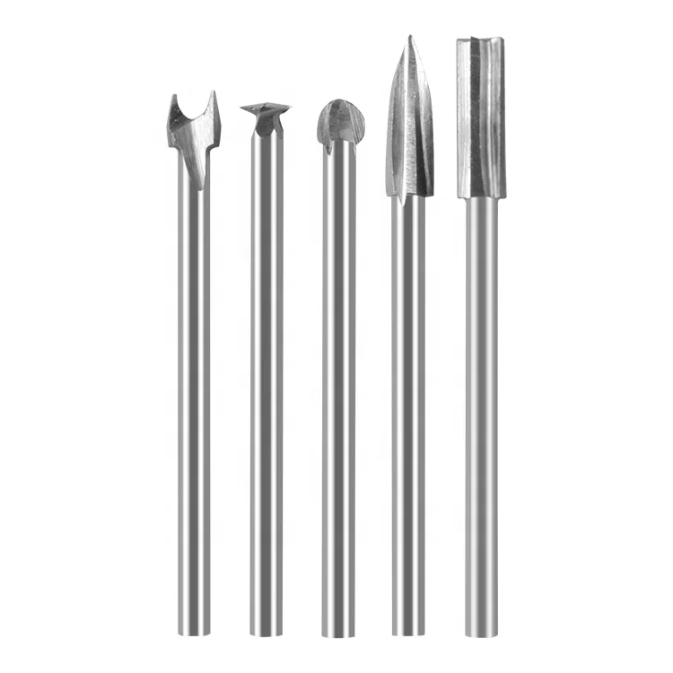 2025 5 in 1 AT-DW4 sets for handicraft carving wood drill bit accessories manufacture