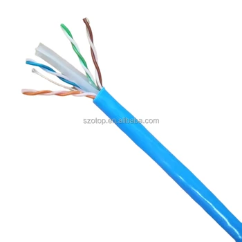 Lan Cable CAT6 UTP 23AWG Ethernet Cable 0.57mm CCA Unshielded Gigabit Network Cable OEM HDPE Copper CAT 6 Cat8 Cable 25 Years