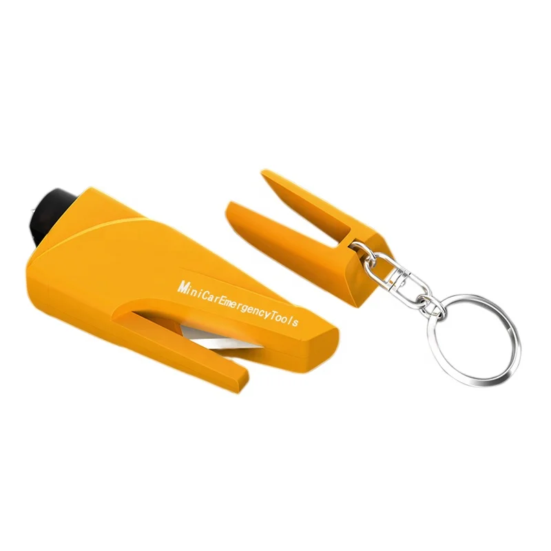 thumbnail image 2 of Safe Pro X 6-in-1 Safety Hammer And Seat Belt Cutter Keychain Window Breaker For Car Mini Escape Tool Multitool Multi-Function Emergency Survival Hammer Black Seatbelt Cutter 2 of 10