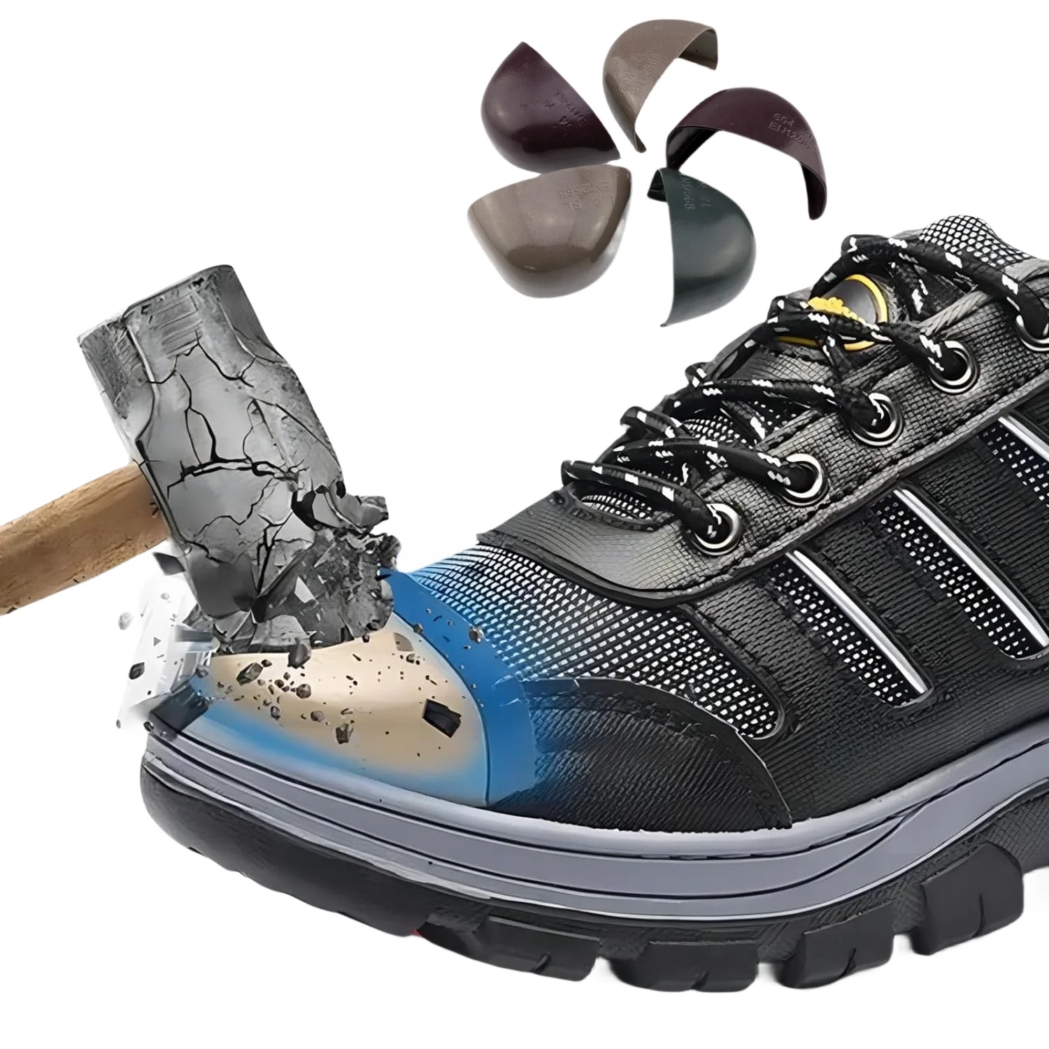 LNZ Safety Shoe Accessories - Removable Steel Toe Caps
