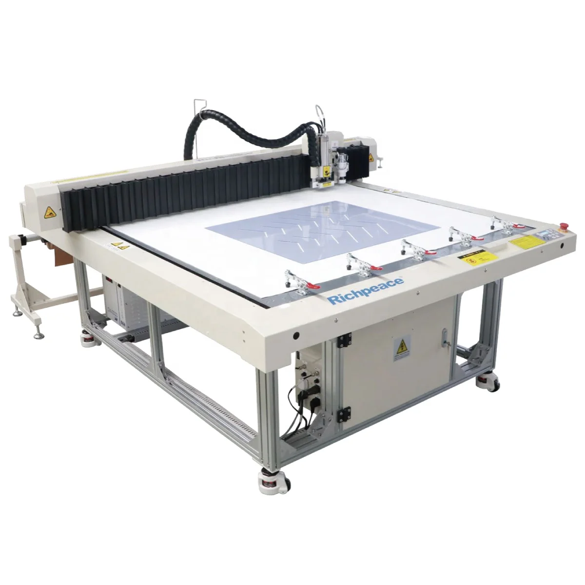 Richpeace Template Cutting Machine for PVC Epoxy Acrylic Board Cardboard Garment Pattern Room