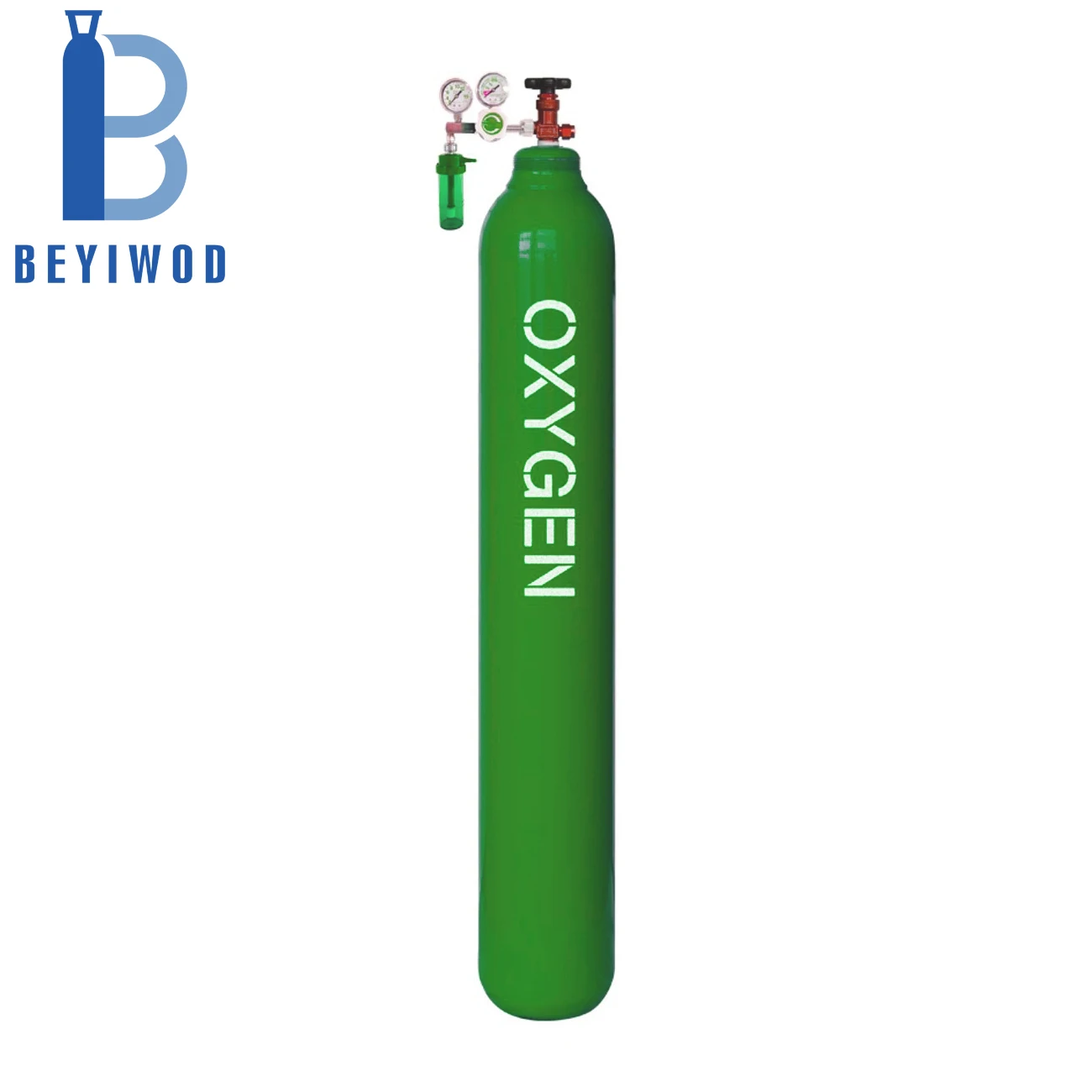Co2 Cylinder Chinese Industrial Seamless Steel 8L Co2 Oxygen Gas Cylinder Price With Valve In Stock