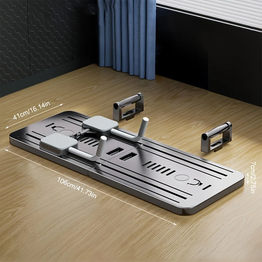 Foldable Pilates Reformer Board AB Exercise Training Machine Pilates Board Roller Total Core Fitness Equipment