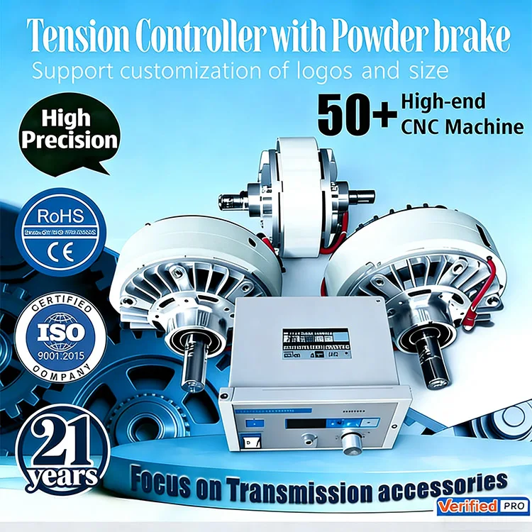 Tianji Supply Digital Manual Tension Controller Long Lifespan Din Standard Magnetic Brake for Winding Machine