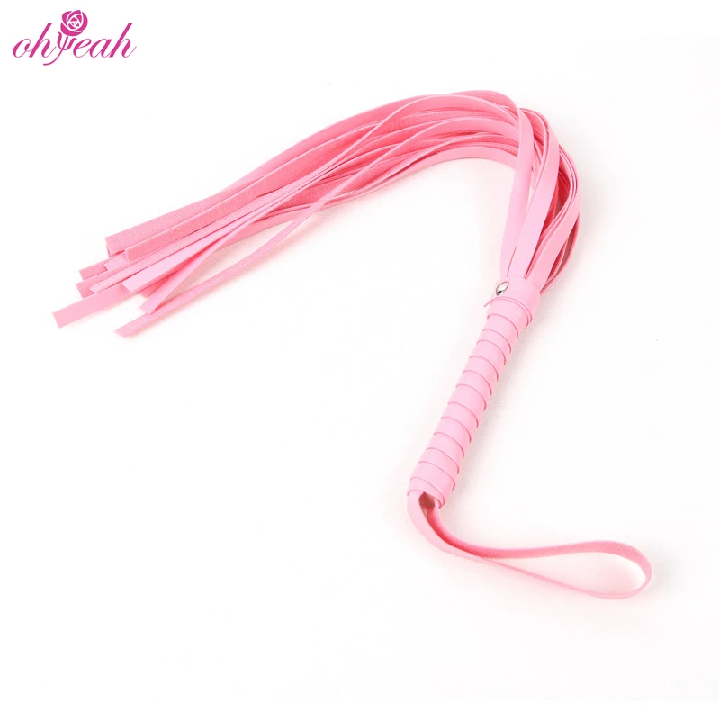 Wholesale in Stock Dominatrix Flogger Braided Sex Bdsm Spanking Leather Whip