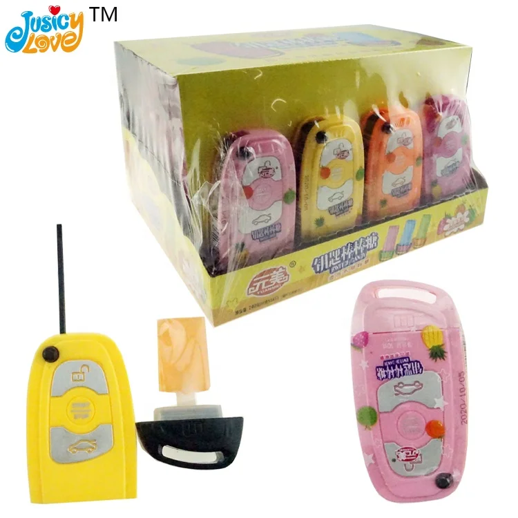 Высококачественная игрушка в форме ключа от машины, конфеты с фруктовым вкусом, жесткий леденец, конфеты