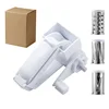 White 3-in-1 rotary cheese grater(box packing)