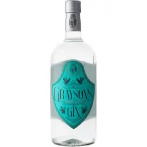 Top Quality Gin Grayson's London Dry 1,00 Lt 6 Bottles per Box