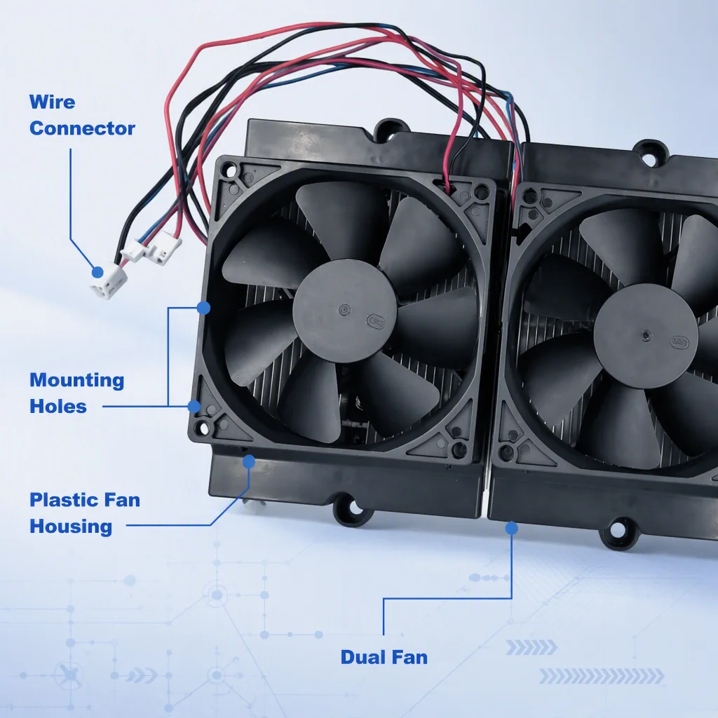 Cooling Module Peltier Fan, Aluminum, AL-MD18B - detail 10