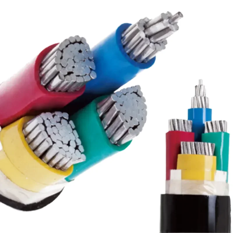 Wholesale YJLV22 Low Voltage Aluminum Power Cable PVC XLPE Insulated Copper Underground Sheathed Electric Armoured Construction