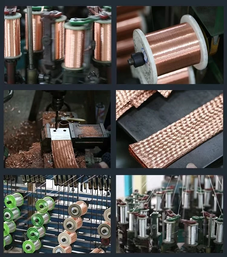 Multi-layer and Multi-row Copper Braided Wire Flexible Connection ...