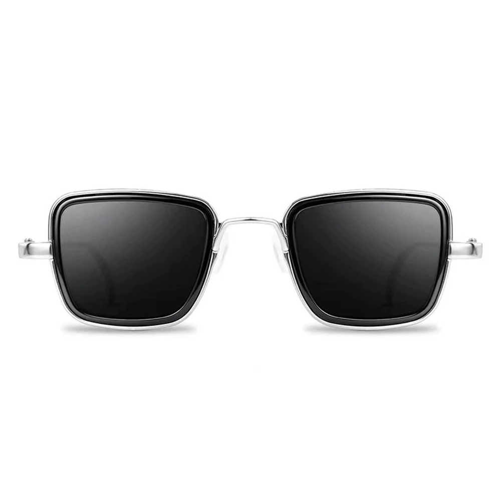 58157 Men Designer Fashion Uv 400 Ce Metal Luxury Retro Oversized square Sunglasses