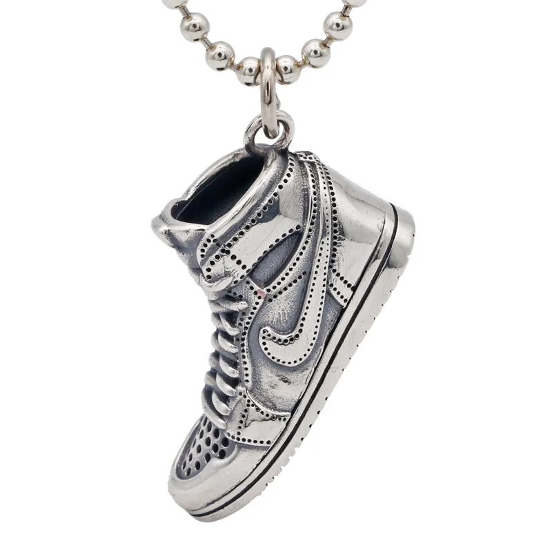 Nike Sterling Silver Ball Chain Necklace 