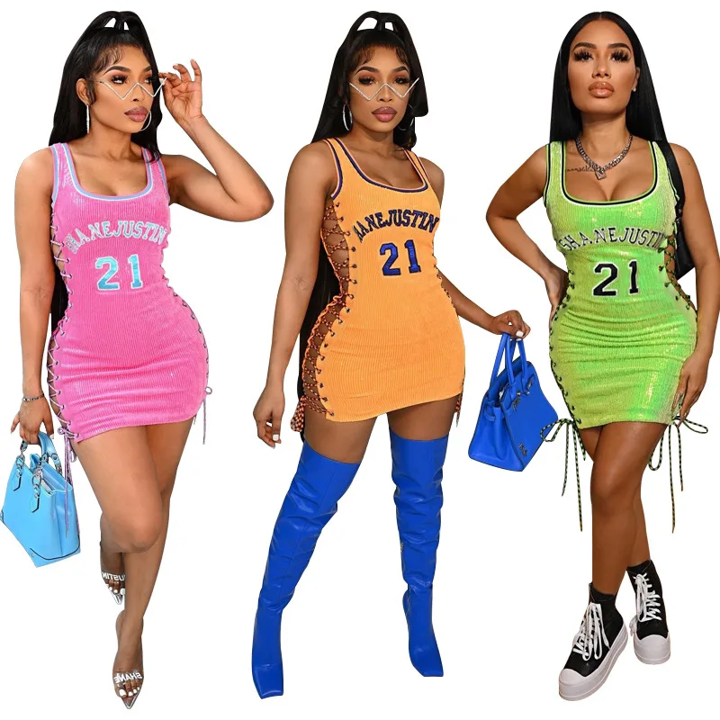 Buy Wholesale China New Arrivals Jersey Dress Woman One Piece Tank Top  Bandage Skirt Sexy Jersey Basketball Dresses & Basketball Jerseys,dress,jersey  Dresses at USD 4.5