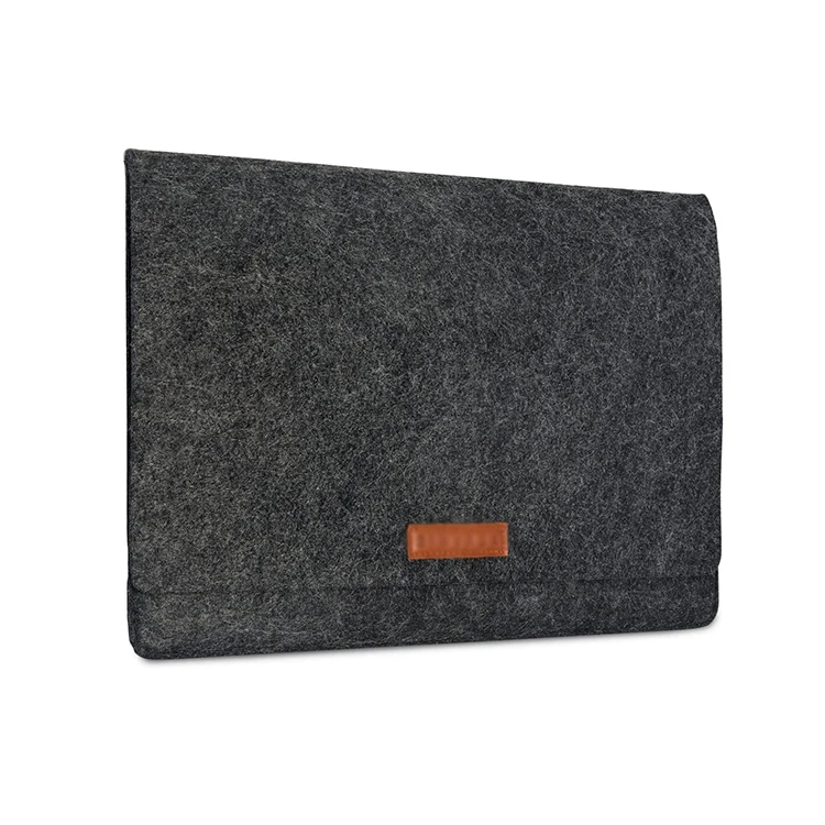 Eco Friendly Durable Business Briefcase Felt Document Bag Storage Non Woven Felt Laptop Sleeve