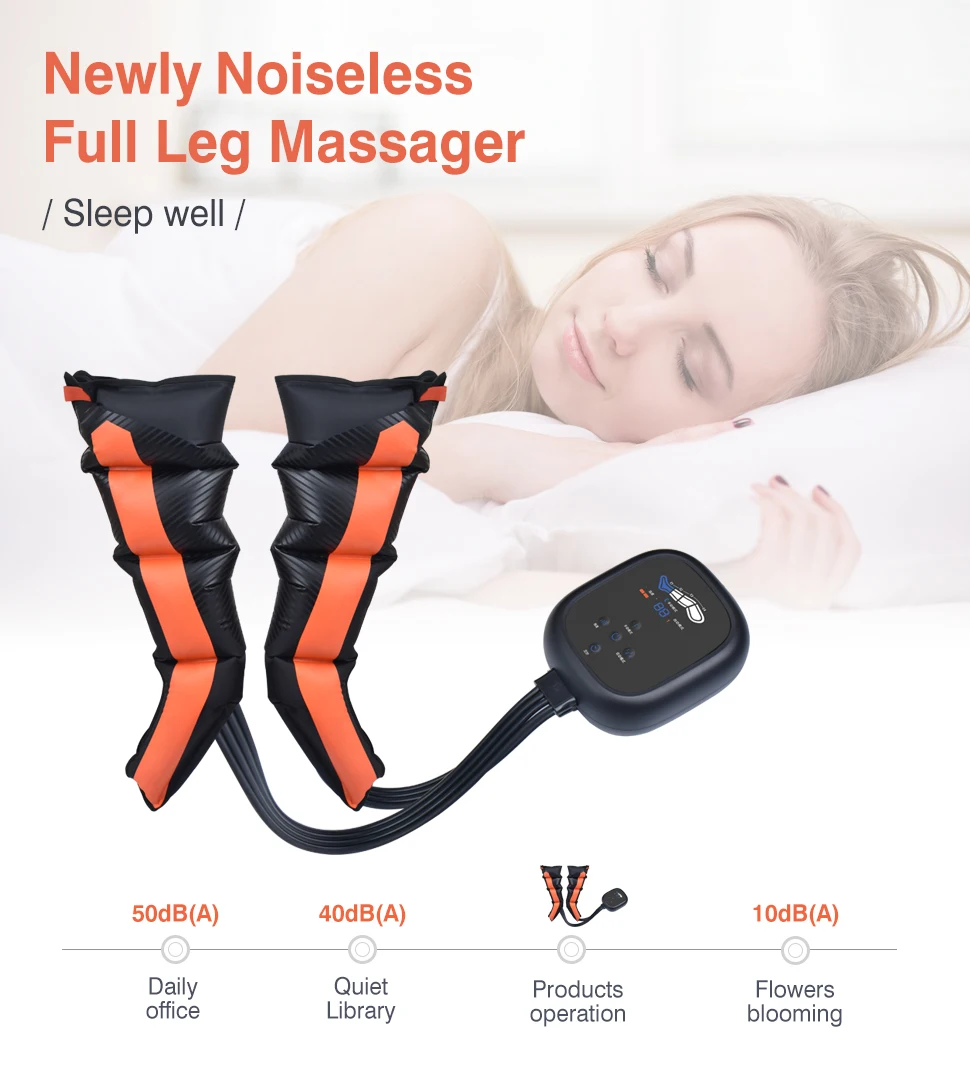 Air Compression Sport Recovery Therapy Boots Airbag Foot Electric Blood ...