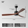 52INCH-Black + wood