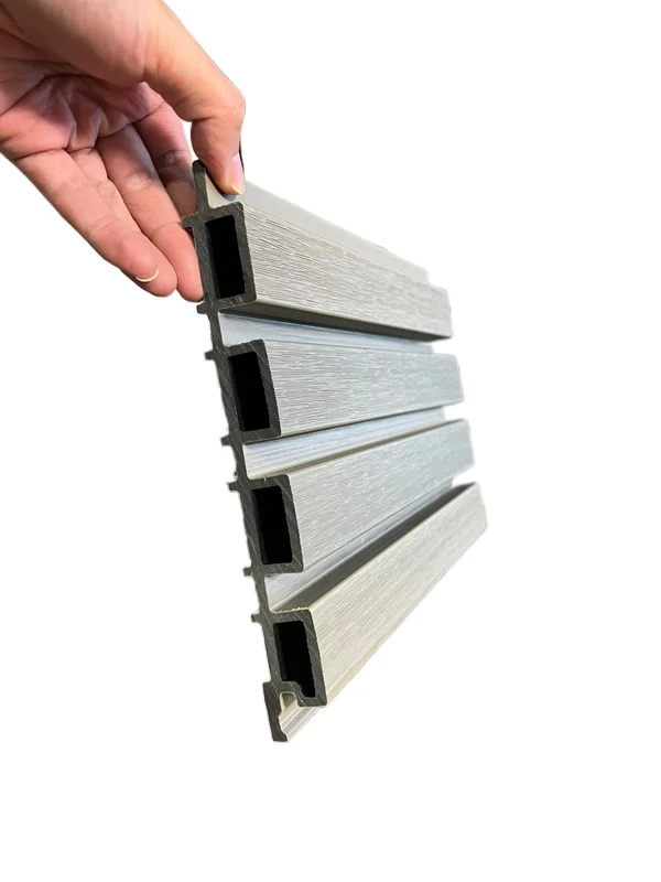 Outdoor Partition Wall Board Cladding Fluted Decorative Exterior Wpc ...