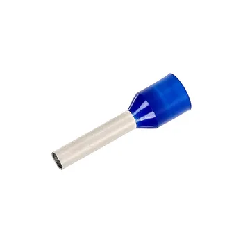 Automotive E4008 Copper Wiring Terminal Head Tube Type Nylon Insulation Cold Pressed Needle Shaped ET Needle Nose Line Cord End