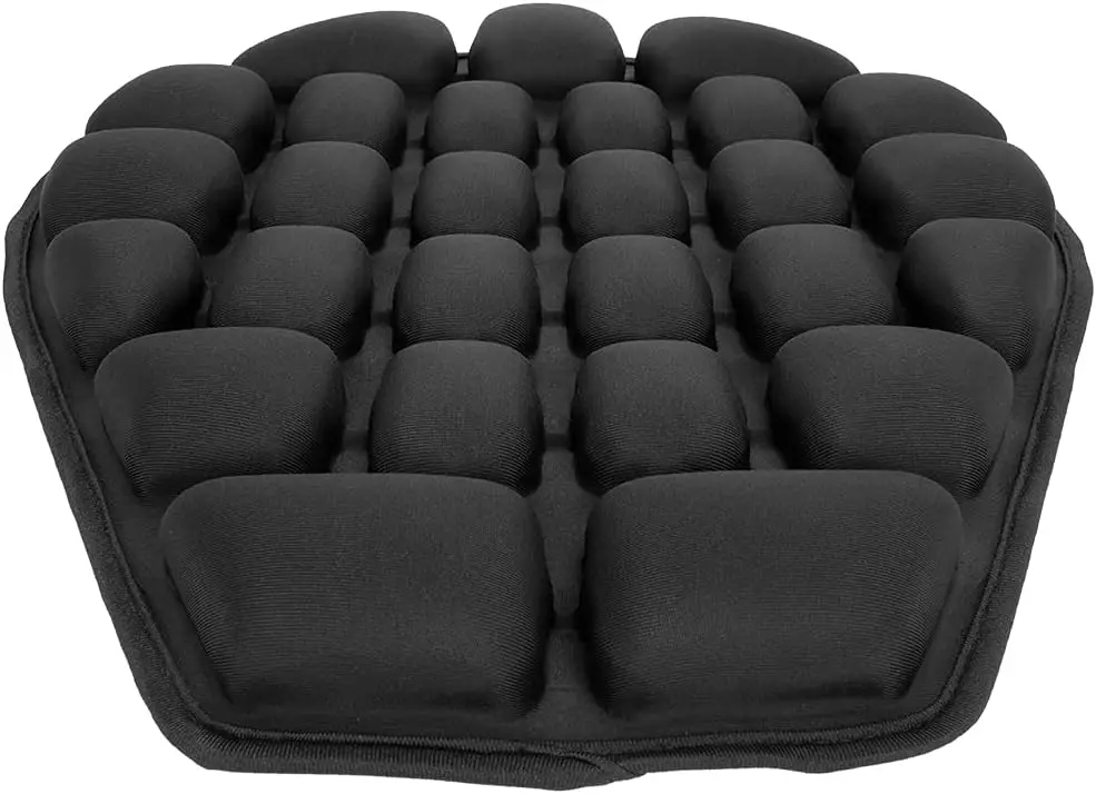 Vibration Relief Seat Acouto Air Motorcycle Seat Cushion - Inflatable Pressure Relief Pad With Pump For Long Rides Motorcycle Seat Pad