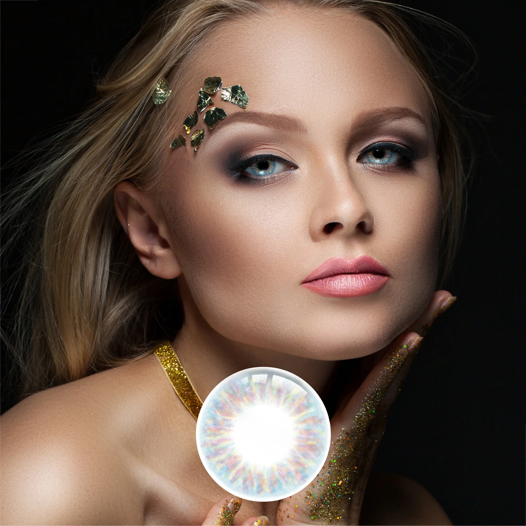 Sweet gray Beauty color cheap price contact lens factory price soft eye good quality contact lens