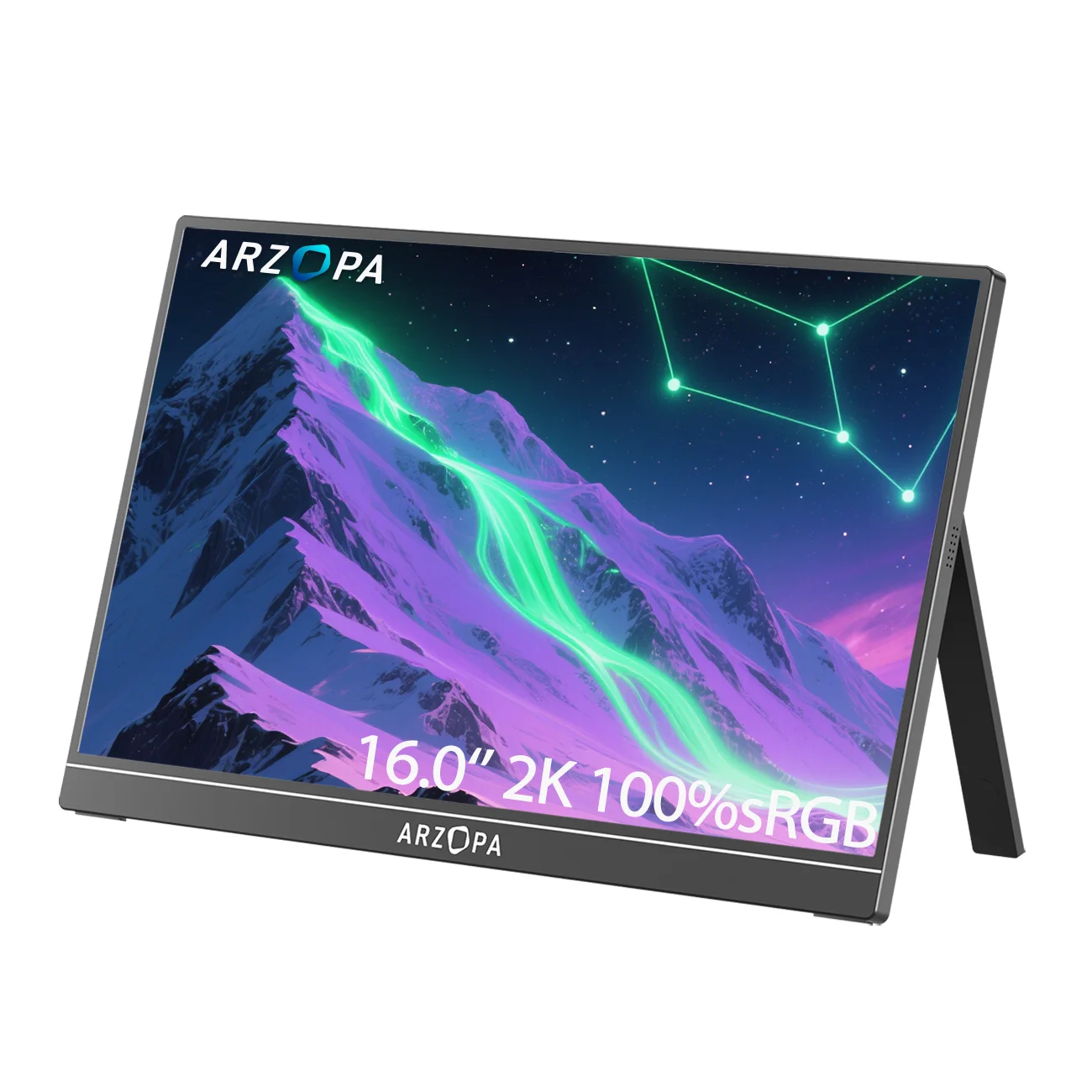Arzopa Portable Monitor - 15.6 Inch 4K IPS LCD Screen